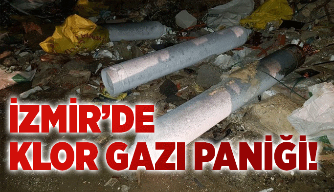 İzmir’de klor gazı paniği!