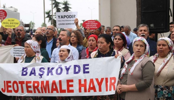 İzmir’de jeotermal ihalelerine tepki
