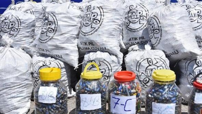 Kocasinan Belediyesi'nde 2019'da 2 bin 235 kilo atık pil toplandı
