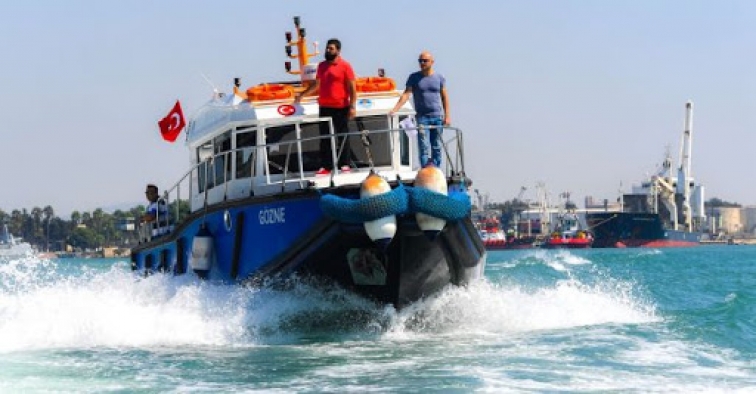 Mersin'de denizi kirleten gemilere 34 milyon lira ceza yazıldı