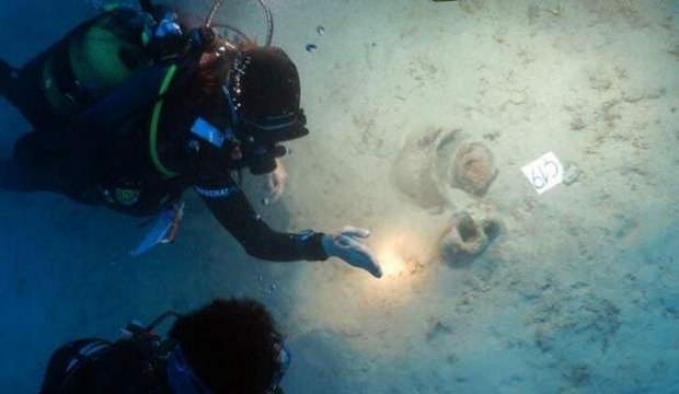 Muğla'da denizin dibinde 4 bin yıllık eserler bulundu