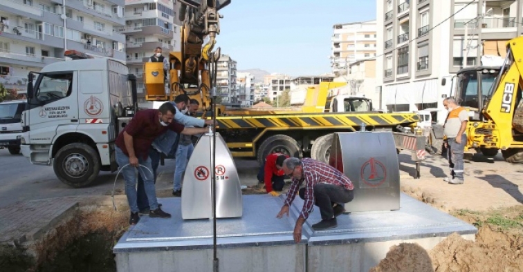 Karşıyaka’da çöpler yeraltına alınıyor