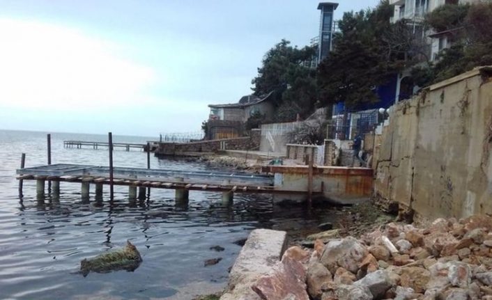 Burgazada plajındaki inşaata yasal işlem başlatıldı