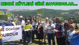 Kendi köyleri gibi savundular