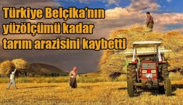 Türkiye Belçika’nın yüzölçümü kadar tarım arazisini kaybetti