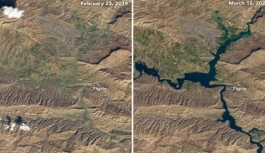 NASA Hasankeyf'in bir yılda değişen durumunu görüntüledi