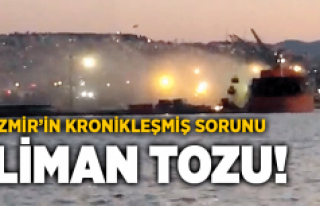 İzmir’in kronikleşmiş sorunu: Liman tozu!