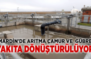 Mardin'de arıtma çamur ve gübre yakıta dönüştürülüyor