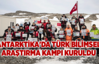 Antarktika'da Türk Bilimsel Araştırma Kampı...