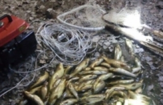 Jeneratörle balık avına 10 bin lira ceza kesildi
