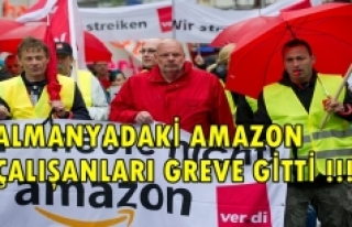 Almanya'daki Amazon Çalışanları Greve Gitti