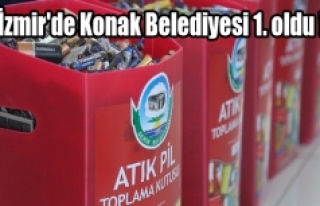 İzmir'de Konak Belediyesi 1. oldu !
