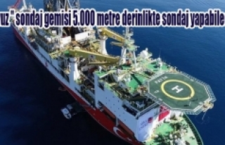 " Yavuz " sondaj gemisi 5.000 metre derinlikte...