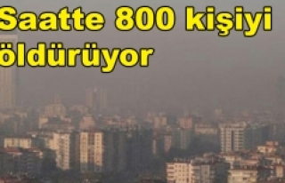 Hava kirliliği saatte 800 kişiyi öldürüyor