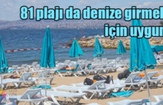 İstanbul'un 81 plajı da denize girmek için...