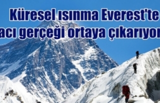 Küresel ısınma Everest'te acı gerçeği ortaya...