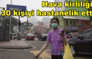 Malezya'da hava kirliliği 130 kişiyi hastanelik...