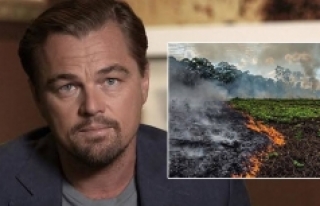 DiCaprio'dan 'Amazon'u yakan havalı...