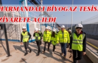 Harmandalı biyogaz tesisi ziyarete açıldı