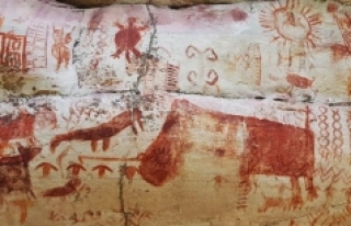 Mağarada 12 bin yıllık çizimler bulundu