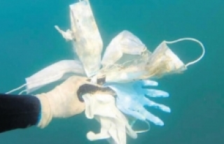 Maske ve eldivenler denizlerin yeni kirlilik kaynağı...