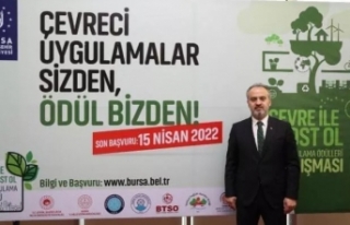 Bursa Büyükşehir Belediyesi'nden çevre için...