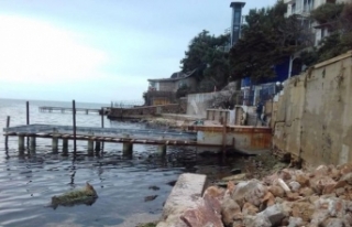 Burgazada plajındaki inşaata yasal işlem başlatıldı