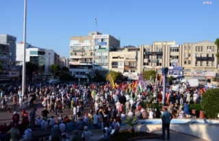 Aliağa'da asbestli gemiye karşı miting yapıldı